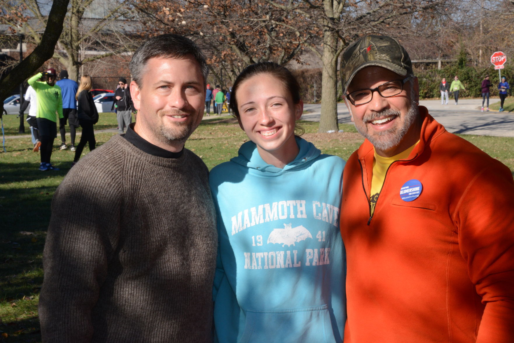 Jason and Emmi Chambers with David Paul Blumenshine